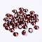 Diamond Shape Glass Rhinestone Cabochons, Pointed Back, Siam, 6x4mm, about 100pcs/bag