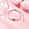 Natuarl Carnelian Braided Bead Bracelets for Men Women, with Nylon Thread & Acrylic Beads and Glass Seed Beads, Inner Diameter: 5/8~4 inch(1.5~10cm)