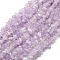 Natural Lavender Amethyst Beads Strands, Chips, 6~10x4~6x3~!5mm, Hole: 1mm, about 32 inch