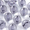 Transparent Acrylic Beads, Round, Lavender, 20x19mm, Hole: 3mm, about 111pcs/500g