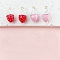 Alloy Enamel Pendants, Ice Cream Charms, Golden, Mixed Color, 20x10x9mm, Hole: 1.6mm