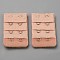 3 Rows x 2 Hooks Bra Extenders, Undergarment Sewing Fastener Polyester Tape, PeachPuff, 50x31x2mm