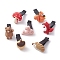 7Pcs 7 Style Rabbit & Bear & Squirrel Resin Resin Car Air Vent Clips, Automotive Interior Trim, with Magnetic Ferromanganese Iron & Plastic Clip, Mixed Color, 16~27x17~27.5x33~38mm, 1Pc/style