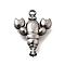 304 Stainless Steel Pendants, Anti-Tarnish, Lobster, 17.5x14x3.5mm, Hole: 1.4mm