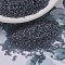 MIYUKI Delica Beads, Cylinder, Japanese Seed Beads, 11/0, (DB0749) Matte Transparent Gray, 1.3x1.6mm, Hole: 0.8mm, about 20000pcs/bag, 100g/bag