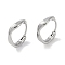 Non-Tarnish 316 Surgical Stainless Steel Hoop Earrings, Ring, Stainless Steel Color, 15x3.5mm