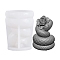 Rose & Snake Silicone Molds Candle Molds, for Candle Aromatherapy Making, White, 90x115mm