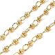 Латунные текстурированные овальные звенья цепи CHC-C014-15G-1