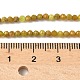 Нити натуральных желто-зеленых опаловых бусин G-D306-A06-2mm-5