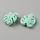 Фокусные бусины из пищевого силикона в форме листа монстеры SIL-WH0009-05D-2