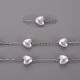 Handmade abs пластмасса имитация жемчужина бисера цепочки STAS-T052-39P-2
