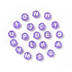 Прозрачные сиреневые акриловые бусины TACR-YW0001-08I-3