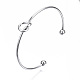 Изготовление браслета-манжеты Love Knot из нержавеющей стали 304 X-MAK-S073-001P-4
