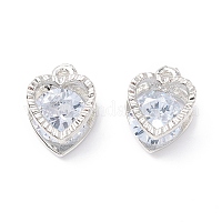 Подвески из прозрачного кубического циркония из сплава&nbsp;ZIRC-A022-03P