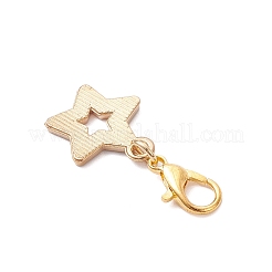 Подвесные украшения из эмали из сплава 4 шт.&nbsp;HJEW-JM04176