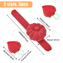 1 шт. хлопковая вельветовая подушка-игольница в виде тыквы DIY-HY0001-58