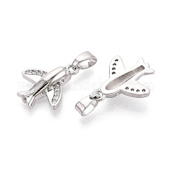 Латунные микро проложить кубического циркония подвески&nbsp;KK-T073-52P