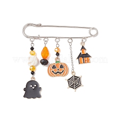 3 шт. 3-х цветные эмалевые броши-булавки на Хэллоуин&nbsp;JEWB-TA00020