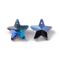 Гальванизировать прозрачные стеклянные подвески&nbsp;GLAA-A008-02A