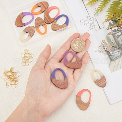 Наборы для изготовления сережек с подвесками своими руками RESI-OC0001-22