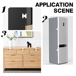 Набор замков безопасности детей холодильника abs&nbsp;AJEW-WH0189-70