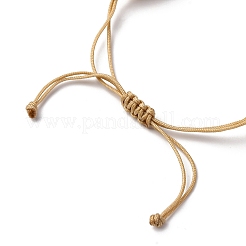 Плетеные браслеты из натуральных смешанных бусин из ракушек каури и синтетических бирюзовых бусин BJEW-TA00641