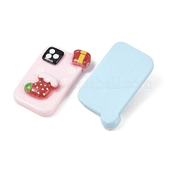 Кабошоны из непрозрачной рождественской смолы&nbsp;RESI-C065-01