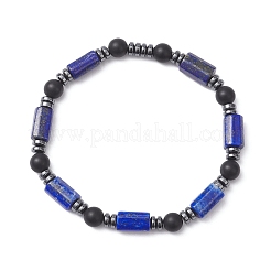 Браслеты из натурального и синтетического смешанного драгоценного камня&nbsp;BJEW-JB12722