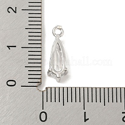 Подвеска из латуни с микропаве и кубическим цирконием s&nbsp;ZIRC-R020-04P