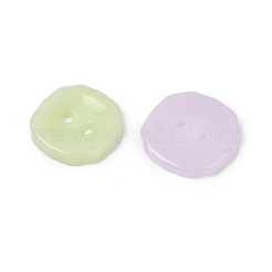 Стеклянные кнопки с 2 отверстием PORC-R010-04