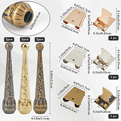 Железная застежка-молния для галстука-боло IFIN-GF0006-60