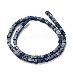 Нитки бусины из натурального ляписа-лазури G-F631-K05