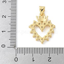 Латунные микро проложить кубического циркония подвески&nbsp;KK-K298-13G