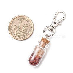 5 шт. стеклянная бутылка желаний подвеска украшения&nbsp;HJEW-JM03711