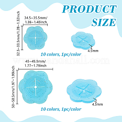 20 шт. женские скрытые силиконовые зажимы для футболок&nbsp;AJEW-WH0696-178