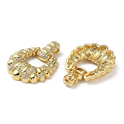 Покрытие стойки латунь микропаве прозрачные подвески из кубического циркония&nbsp;KK-M268-03G