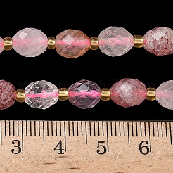 Природного кварца клубники нитей бисера G-F809-A04-01