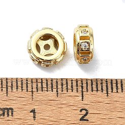 Покрытие стойки латунь микропаве прозрачные кубические циркониевые бусины KK-U014-07G