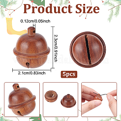 Древесины подвески WOOD-WH0030-20