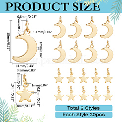 60 шт. 2 стиля подвески из нержавеющей стали 304 PALLOY-ME00006