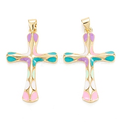 Латунь эмаль подвески KK-M220-06G