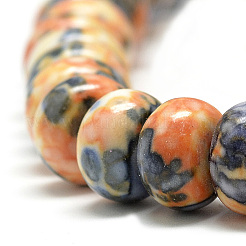 Синтетический океан белого нефрита бисер пряди&nbsp;LS-G-S257-5x10mm-12