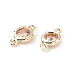 Шармы-соединители из латуни с паве из кубического циркония&nbsp;LS-KK-TAC0015-01G-07