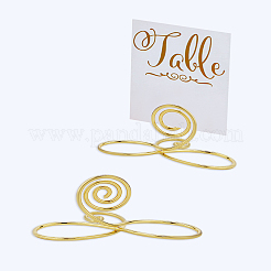 2шт. железный зажим для карточки с номером стола&nbsp;AJEW-LP0010-26