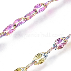 Ионное покрытие (ip) 304 нержавеющая сталь текстурированные тисненые цепи CHS-D004-02