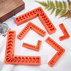 Инженерные пластмассы позиционирующие углы прямоугольные зажимы&nbsp;TOOL-WH0130-24