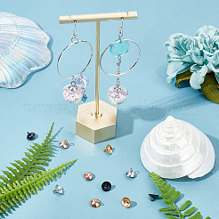 48 шт. 4-цветное ионное покрытие (IP) 304 нержавеющая сталь чашки штифты скобы подвески штифты STAS-DC0006-06