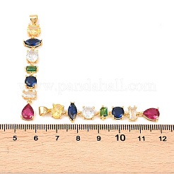 Латуни циркония кубической подвески&nbsp;KK-C166-07G