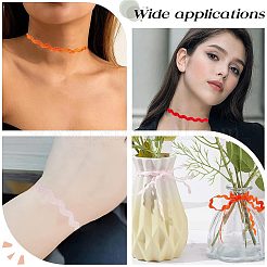 4 прядь 4-х цветный полиэстер волнообразная бахрома отделка OCOR-GF0002-43C