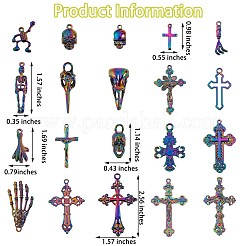 20 шт. подвески и кулоны из хирургической нержавеющей стали 316l и большие подвески JX095A